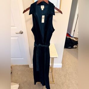 Maeve Midnight Blue Sleeveless Jumpsuit